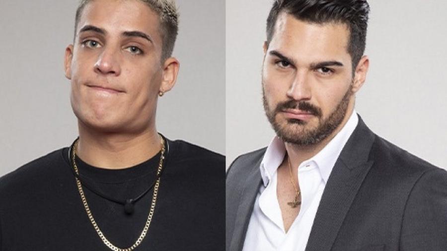 Tiago Ramos e Shayan Hagbin brigaram em A Fazenda 2022                               - Reprodução/RecordTV                            