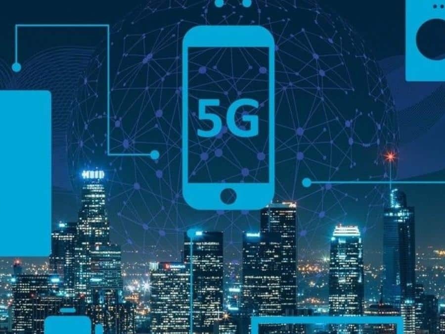 Comparativo de velocidade de download entre a tecnologia 4G e a 5G