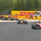 V&Iacute;DEO: Russell abandona GP da B&eacute;lgica ap&oacute;s toque de Hamilton na primeira volta