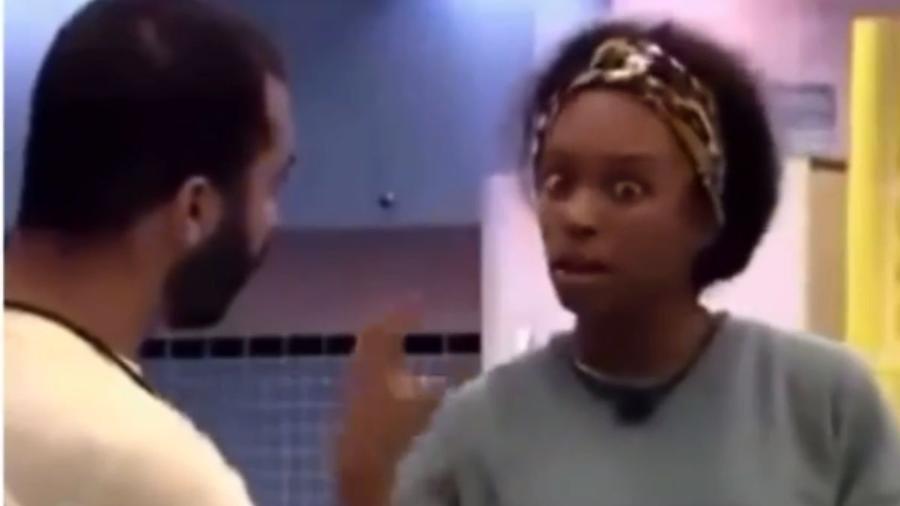 Lumena diz a Gilberto não entender como "uma bicha nordestina priorizou o sentimento de querer duas mulheres negras fora do BBB" - Reprodução / Internet