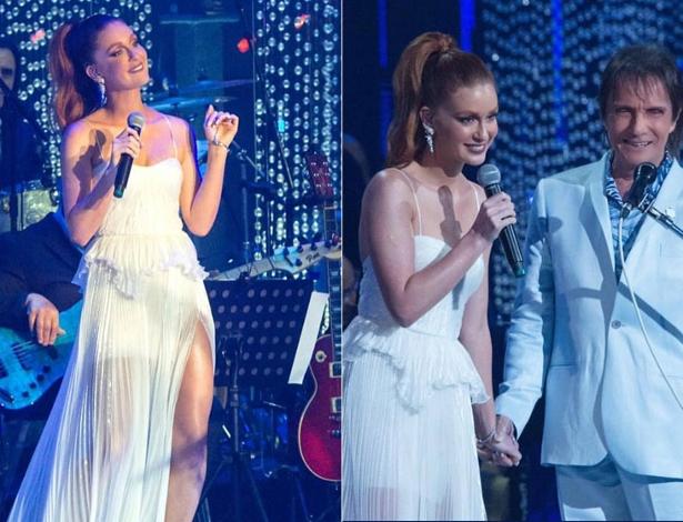 Marina Ruy Barbosa cantou com Roberto Carlos em especial de fim de ano - Foto: Reprodução/ Instagram