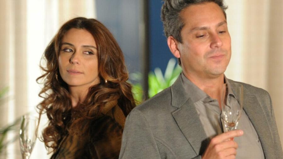 Helô (Giovanna Antonelli) e Stênio (Alexandre Nero) em Travessia  - Divulgação/Globo