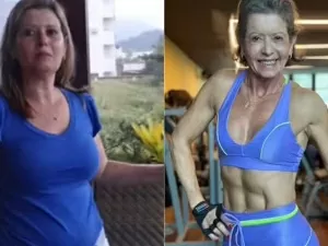 Musa fitness de 62 anos impressiona ao mostrar evolução do corpo