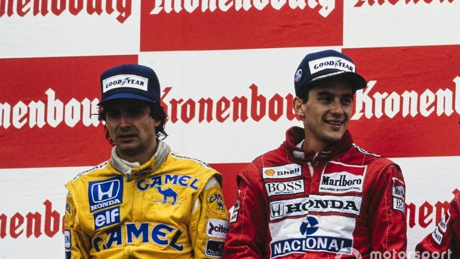 Quando Nelson Piquet e Ayrton Senna viviam no alto do pódio, mais brasileiros acompanhavam a Fórmula 1 - Divulgação