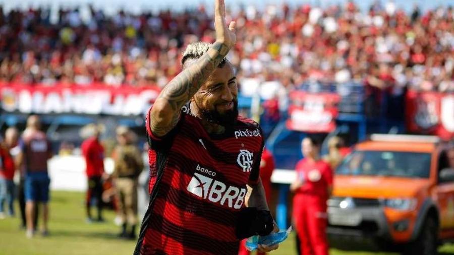 Chileno Vidal, do Flamengo, é um dos nomes mais conhecidos que chegaram no Brasileirão - Foto: Divulgação, Gilvan de Souza, Flamengo