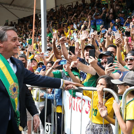 Bolsonaro participou de desfiles em celebração ao bicentenário da independência.  - Foto: Antonio Cruz/Agência Brasil