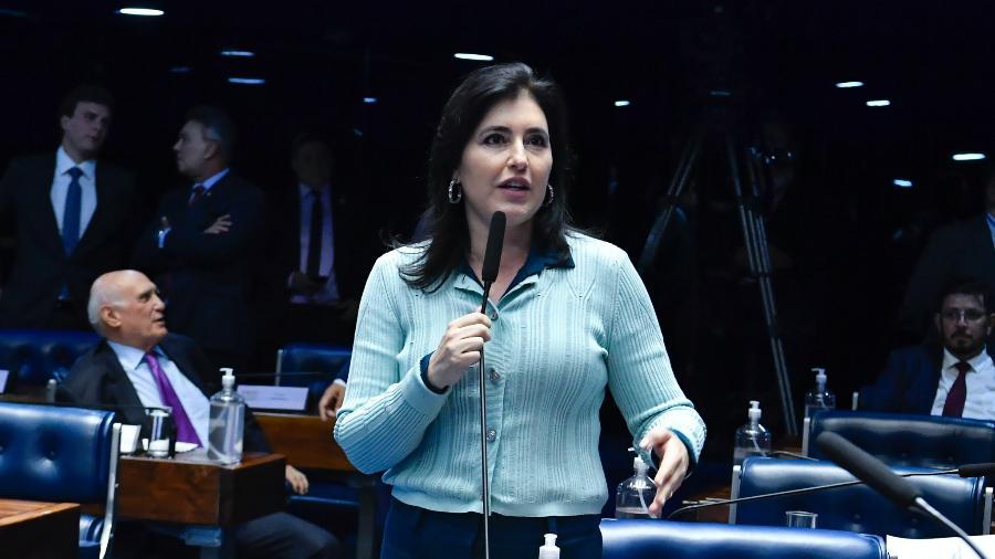 A senadora Simone Tebet (MDB-MS) realizará nesta quarta-feira (14) seu discurso de despedida do Senado Federal. Foto: Waldemir Barreto/Agência Senado - A senadora Simone Tebet (MDB-MS) realizará nesta quarta-feira (14) seu discurso de despedida do Senado Federal. Foto: Waldemir Barreto/Agência Senado