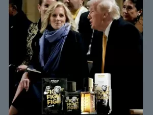 Trump lança perfume ‘Fight’ e ‘escala’ Jill Biden como garota-propaganda: ‘nem inimigos resistem’