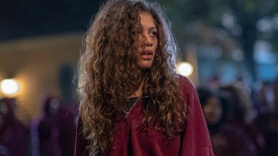Zendaya vive Rue em cena de "Euphoria", série exibida pela HBO  - Reprodução / Internet