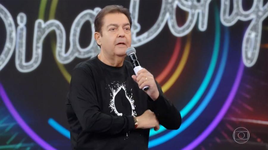 Fausto Silva no Domingão do Faustão (Reprodução/TV Globo). - Reprodução / Internet