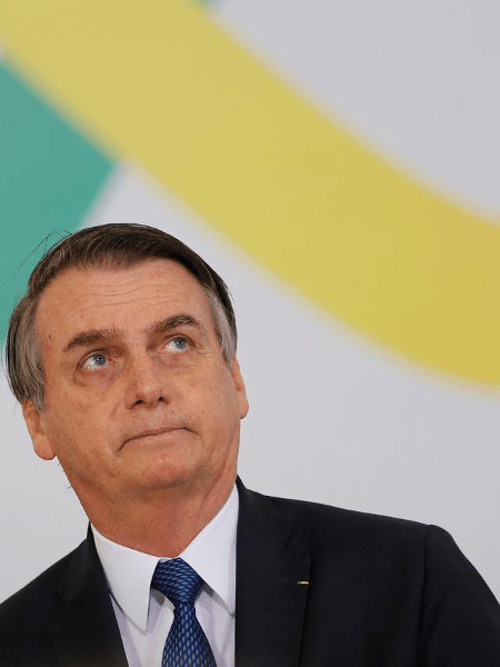 Imagem mostra o presidente Bolsonaro em encontro com o presidente do Peru, Pedro Castillo - Foto: Reuters 