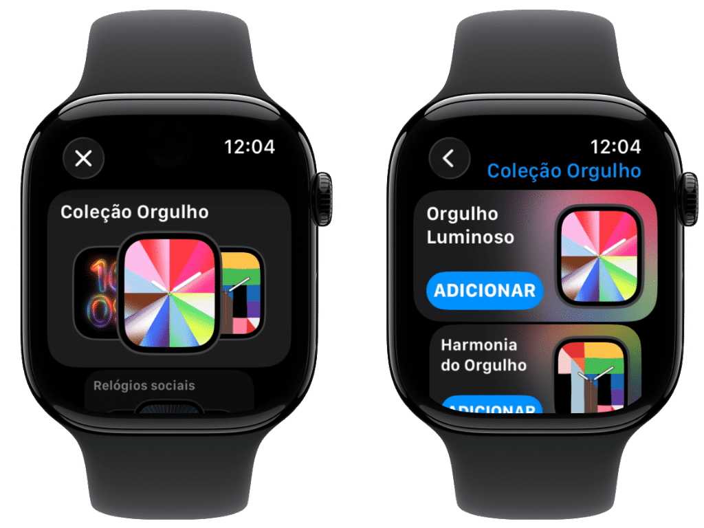 Mostrador Orgulho Luminoso no Apple Watch - undefined