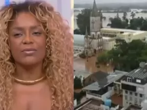 Vídeo: Cariúcha surpreende ao relatar, ao vivo, no SBT, o desaparecimento de parentes dela no RS