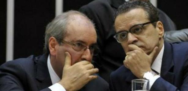 Eduardo Cunha (à esq.) e Henrique Eduardo Alves não integram a galeria histórica - Luís Macedo/Câmara dos Deputados