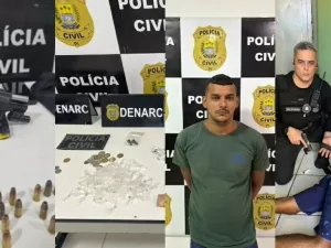 Polícia prende em flagrante acusado de tráfico de drogas em Teresina