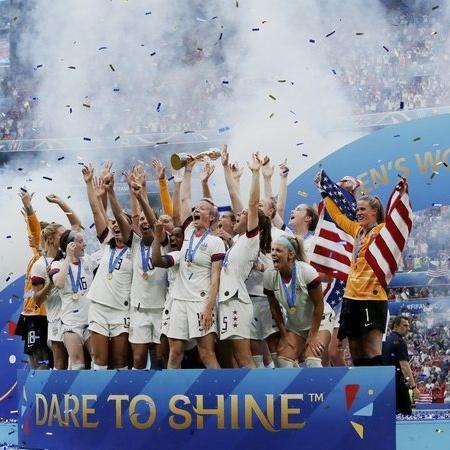 Seleção dos Estados Unidos venceu a última Copa do Mundo feminina, na França - GettyImages