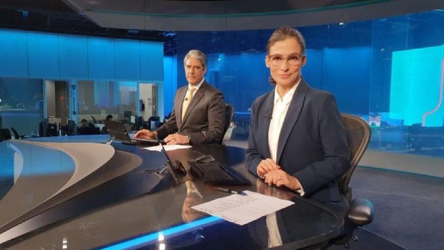 William Bonner e Renata Vasconcellos, apresentadores do "Jornal Nacional" - Reprodução/Internet