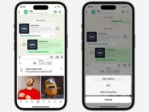 WhatsApp testa adição de legendas e edição de GIFs no iOS