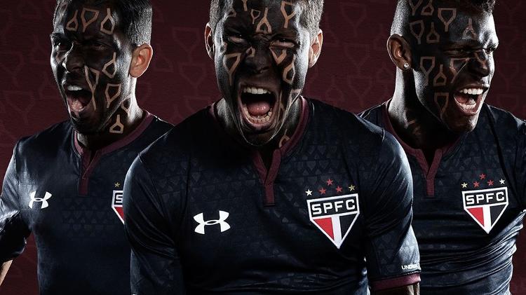 Nova terceira camisa do São Paulo foi lançada nesta semana - Divulgação - Divulgação