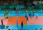 Pan 2023: Brasil vence Colômbia na estreia do vôlei masculino - Transmissão/ Canal Olímpico do Brasil