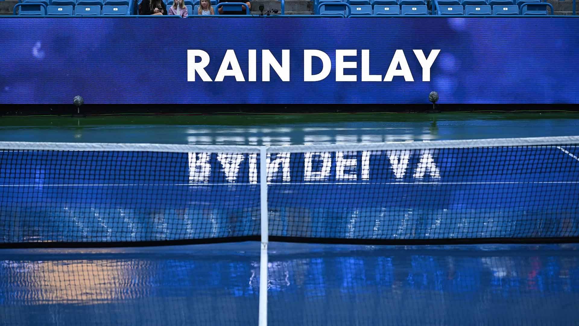 Semifinais do WTA 1000 de Toronto terão atraso por chuva - undefined