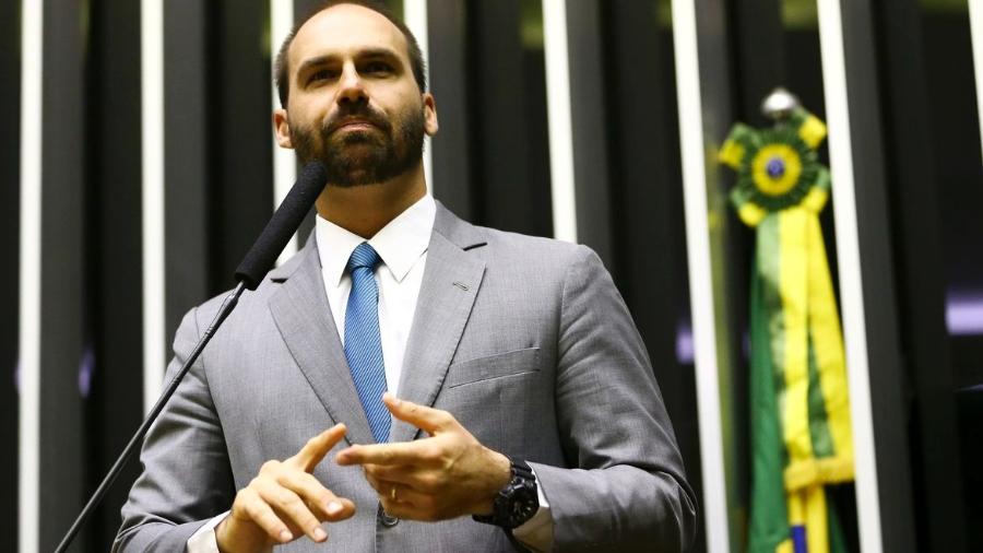 O deputado Eduardo Bolsonaro (PSL-SP).  - Marcelo Camargo/Agência Brasil