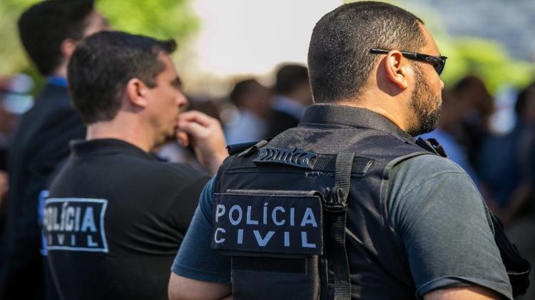 Agentes da Polícia Civil de São Paulo em operação