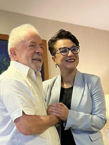 Lula e a presidente do Banco do Brasil, Tarciana Medeiros