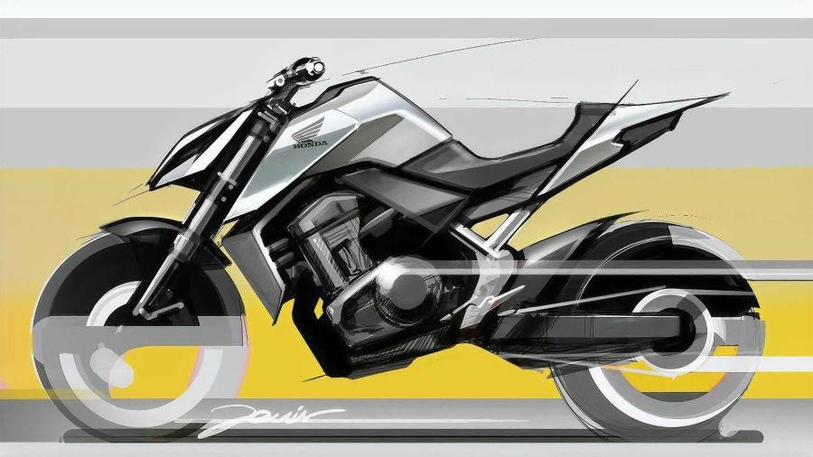 Depois de mostrar os esboços visual da naked, que será relançada, Honda revela agora o motor da Hornet; conheça  - Divulgação