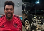 Babu Santana sobrevive a grave acidente de carro: 