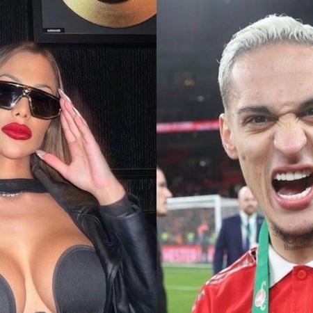DJ Gabriela Cavallin viveu affair com Antony, da Seleção Brasileira e do Manchester United, e teve prints de conversas expostos - Foto: Reprodução / Instagram