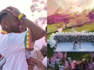 Neymar faz chá revelação grandioso e anuncia mais uma filha em pleno Natal