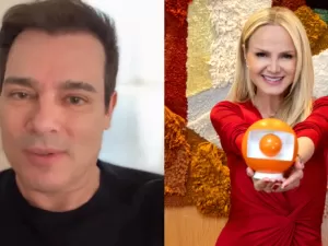 Celso Portiolli se pronuncia após críticas por recriar vídeo de Eliana na Globo e explica relação com a apresentadora; assista