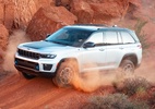 Jeep Grand Cherokee 2022 chega com versão híbrida e autonomia de 708 km - Jeep Grand Cherokee Trailhawk 4xe (Foto: Divulgação/Stellantis)