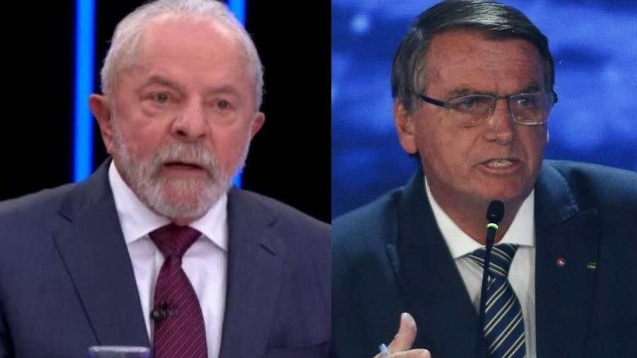 Lula (PT) venceu o primeiro turno com 48,43% dos votos contra 43,2% de Jair Bolsonaro (PL)                             - Reprodução/TV Globo                            