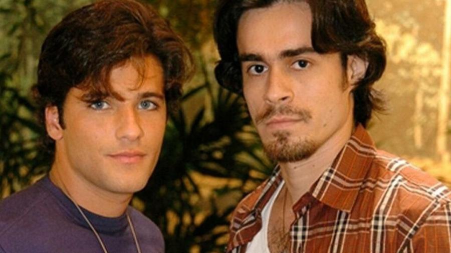Bruno Gagliasso e Erom Cordeiro em "América" formaram um casal gay  - Divulgação/Globo