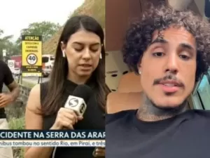 MC Livinho invade reportagem ao vivo sobre acidente, faz dancinha enquanto jornalista informa mortes, e se manifesta após críticas; assista