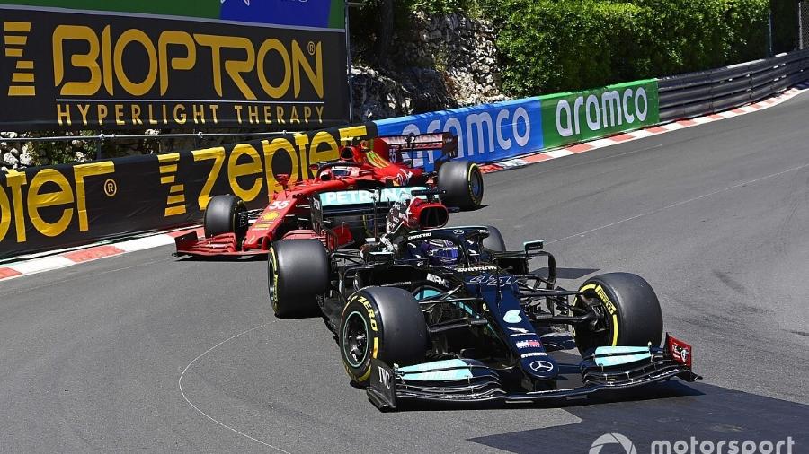 F1: Hamilton se diz surpreso com ritmo "realmente forte" da Ferrari em Mônaco - Divulgação