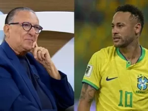 Galvão Bueno fala de relação com Neymar e revela se houve rusga: "Talvez ele não se sinta bem perto de mim"; assista