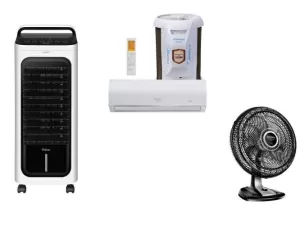 Ofertas do dia: não sofra com o calor! Ar-condicionado, ventilador e mais com até 34% off!