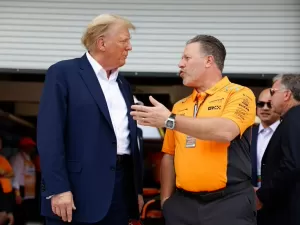 F1: McLaren se defende de críticas após visita de Trump no GP de Miami
