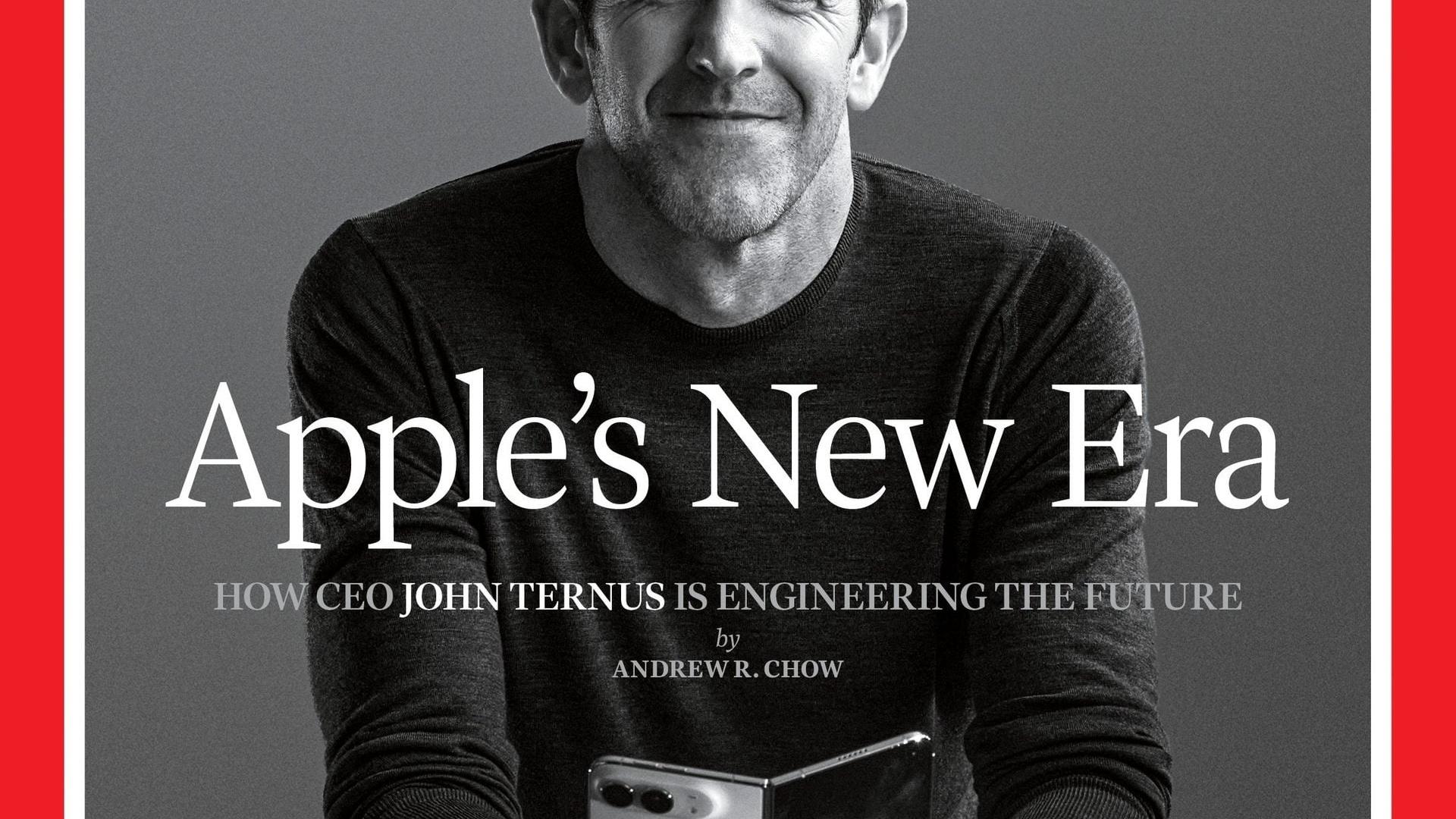 Capa da TIME com John Ternus - undefined