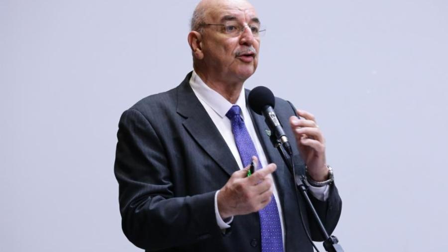 Osmar Terra em seminário na Câmara dos Deputados.  -  Michel Jesus/ Câmara dos Deputados 