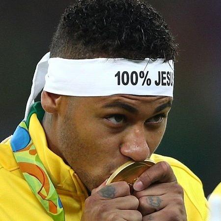 Neymar, campeão olímpico em 2016 - GettyImages