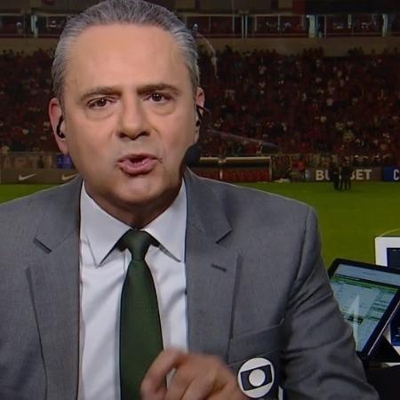 Luis Roberto será o narrador de Atlético-MG x Flamengo pela Supercopa - Reprodução / Internet