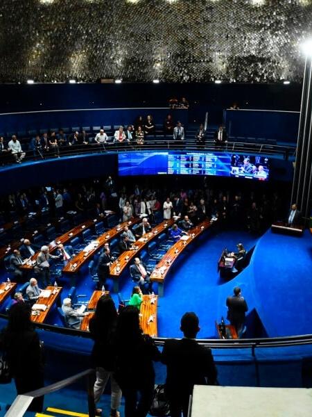 Sessão no Plenário do Senado. Foto: Roque de Sá/Agência Senado