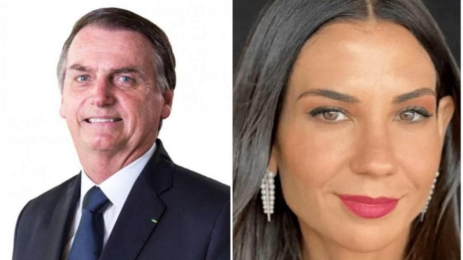                                  Bolsonaro xingou jornalista Amanda Klein nesta terça-feira durante programa na Jovem Pan                              -                                 REPRODUÇÃO/ TSE E INSTAGRAM                            