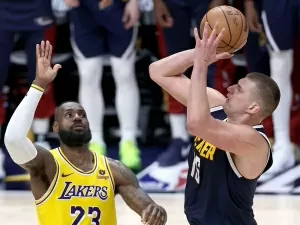 NBA: Nuggets vencem Lakers e fecham série nos playoffs