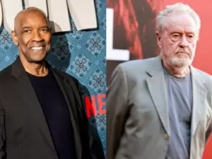 Gladiador II: Diretor desmente declaração de Denzel Washington sobre beijão em ator ter sido cortado, e explica o que aconteceu; assista