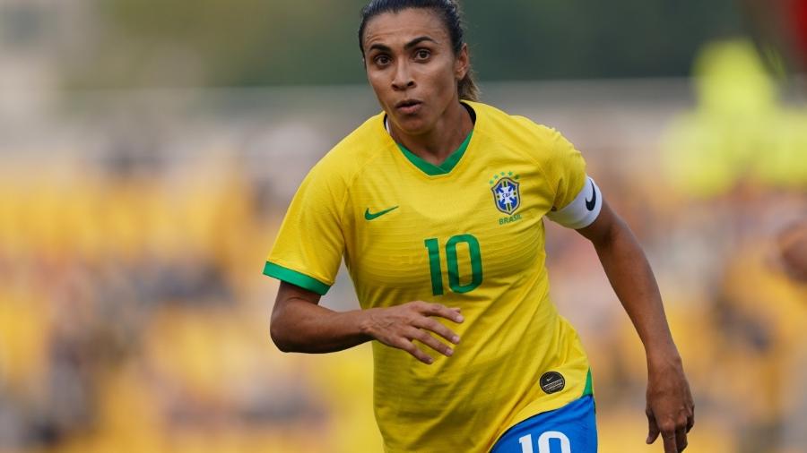 Marta, eleita seis vezes a melhor jogadora do mundo e camisa 10 da seleção brasileira - DANIELA PORCELLI/CBF                            